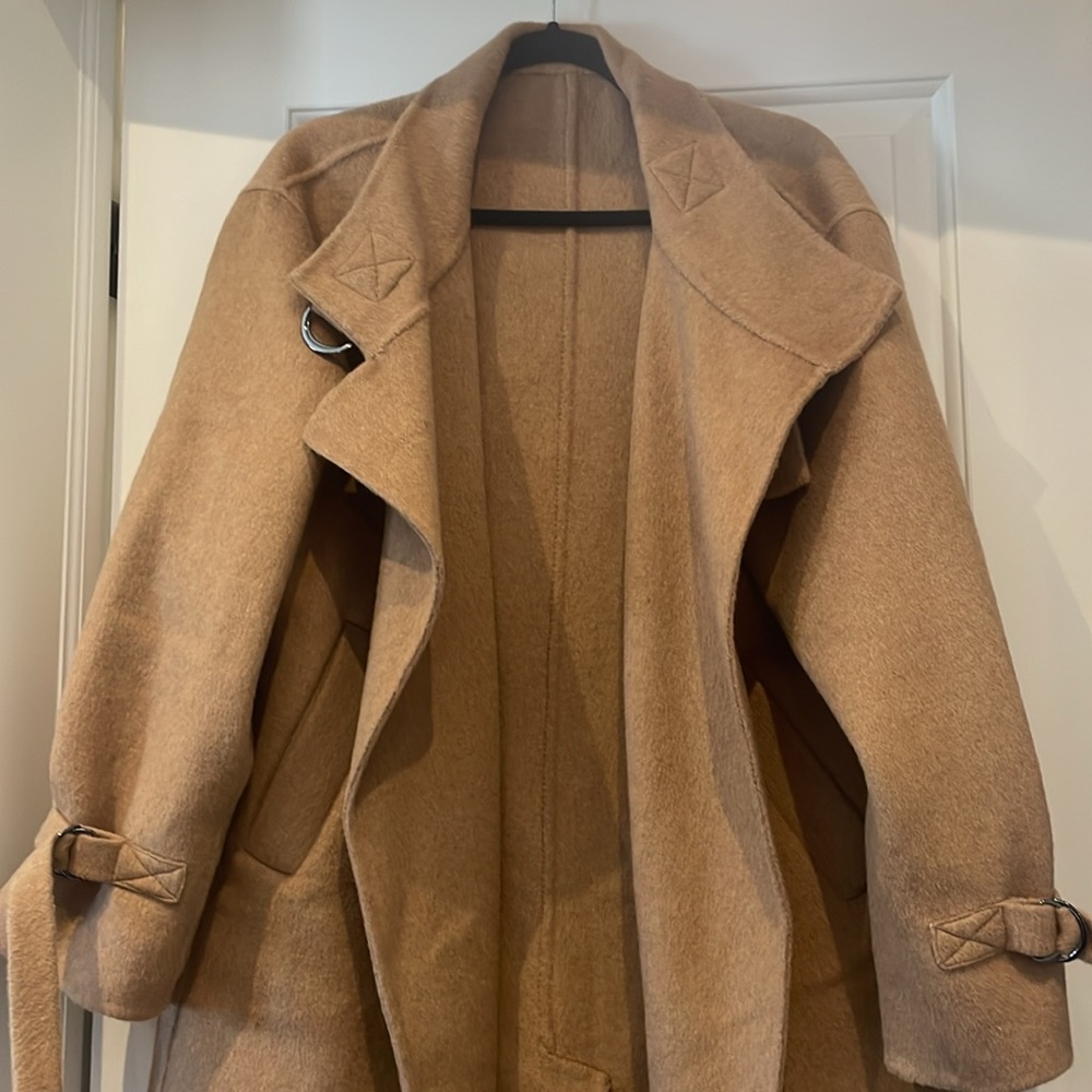 Brand New Stylish Tan Coat- NWT